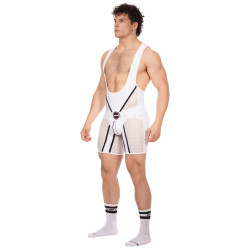 Barcode Berlin Body Backless Krish Blanc-Noir